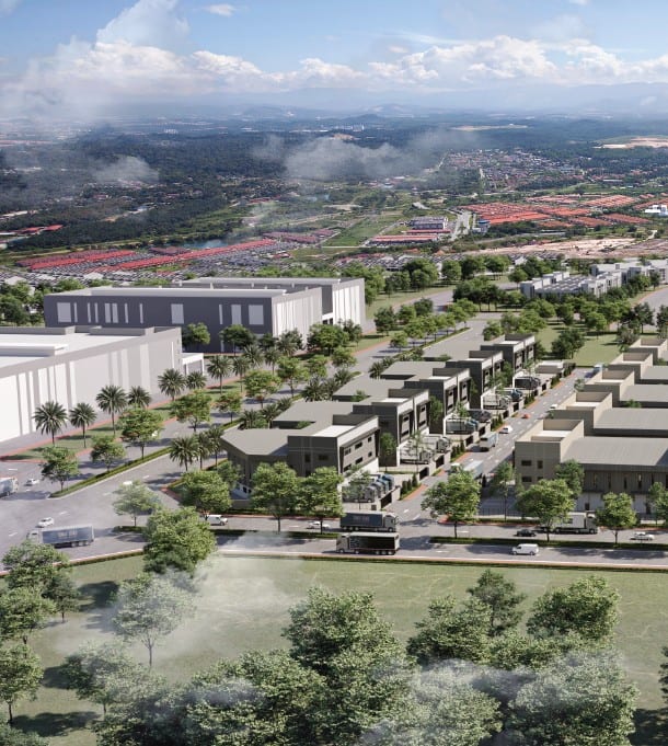Setia AlamCluster 厂房(组团式)、Semi-D 厂房与1种其他类型