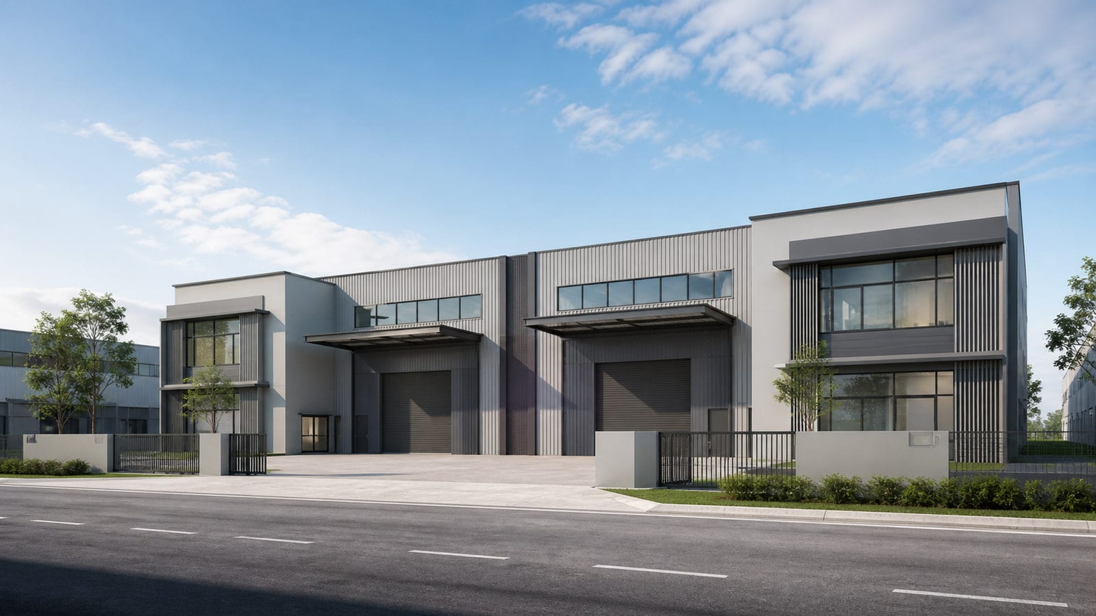 SemenyihSemi-D 厂房 — AI 生成的概念示意图,并非实际项目影像